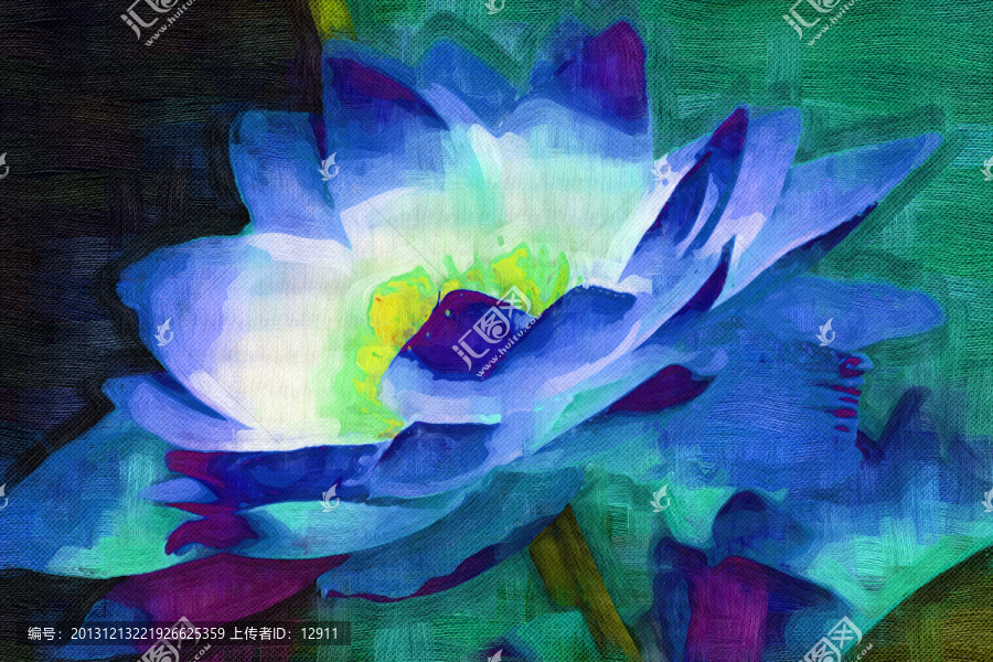 抽象畫,花卉裝飾畫,色彩裝飾