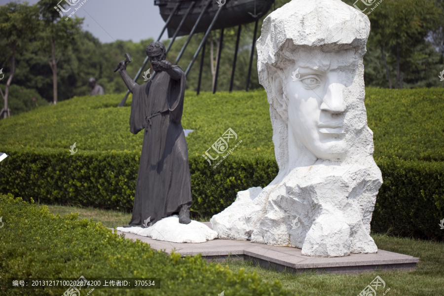 名人雕像,上海,雕塑,历史名人