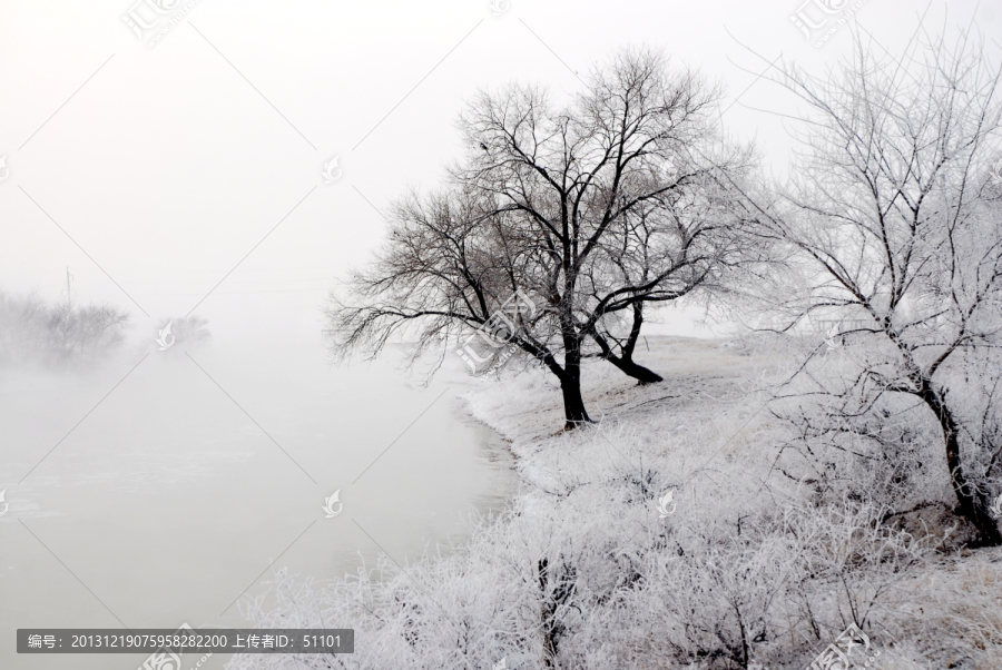 雾凇,雪景