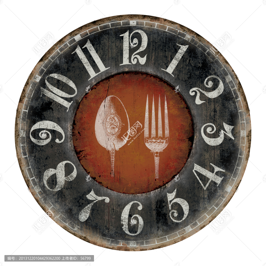 鐘面設(shè)計(jì),鐘,無(wú)框畫(huà),合理分層