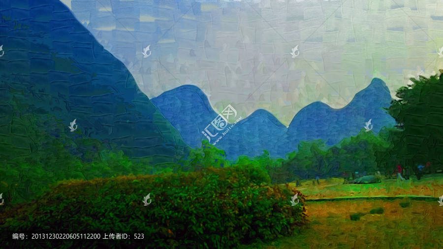 山坡風景