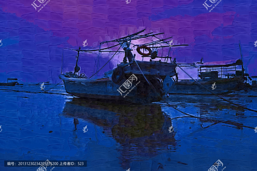 海上風景畫