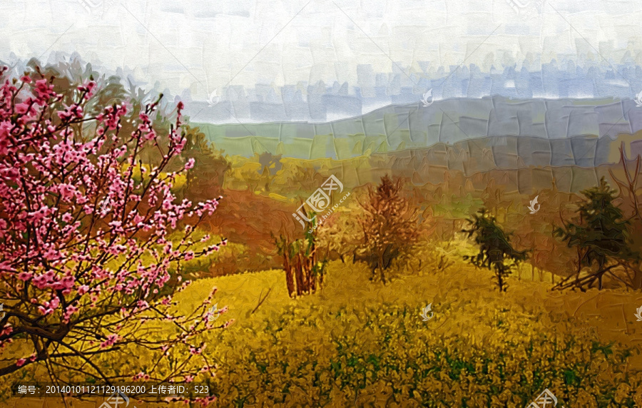 油菜花風景
