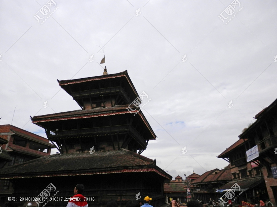 尼泊尔巴德岗杜巴广场神庙