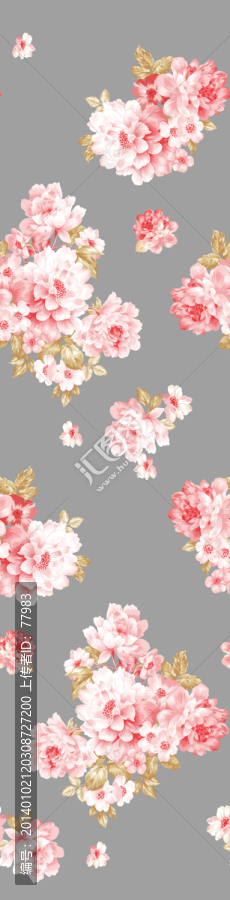 漂亮花卉（花葉單獨(dú)分層）