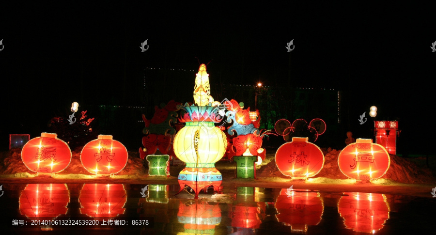 春节灯展,连年有余