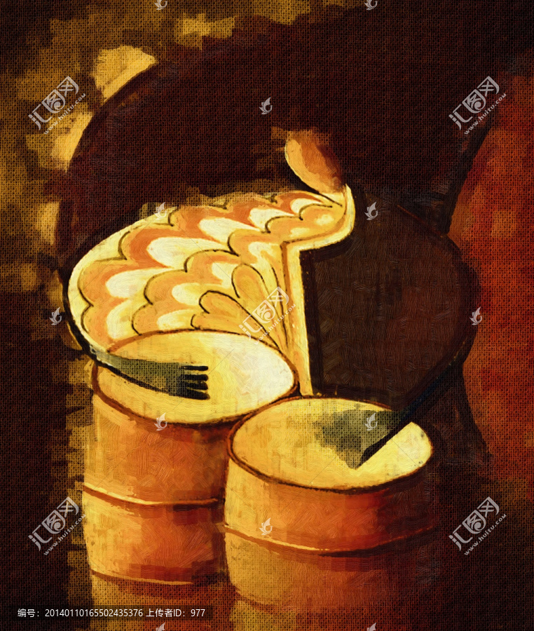 抽象,油畫