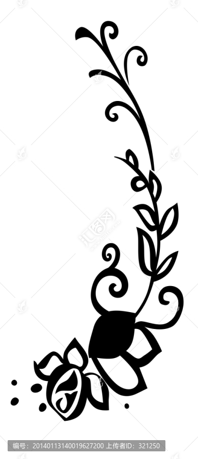 黑白花邊圖案