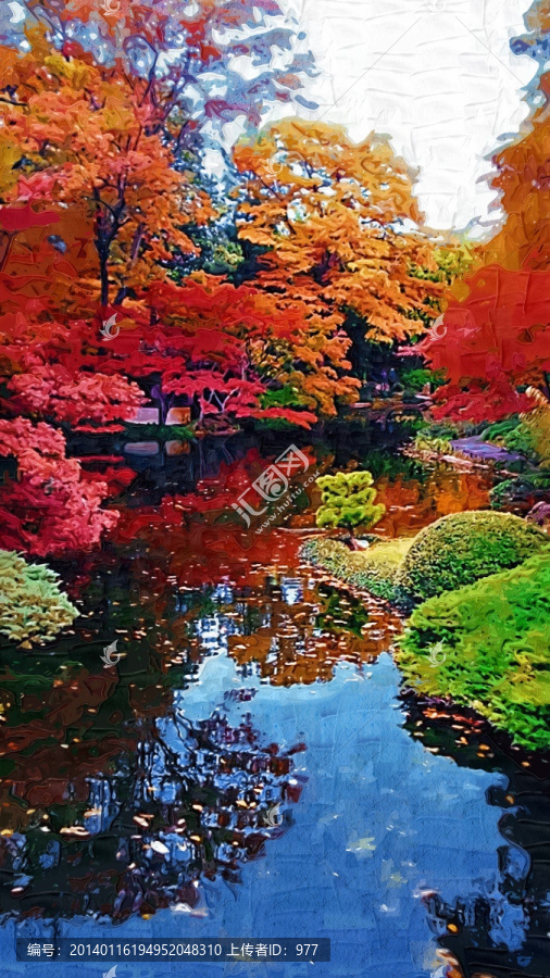 抽象畫,油畫