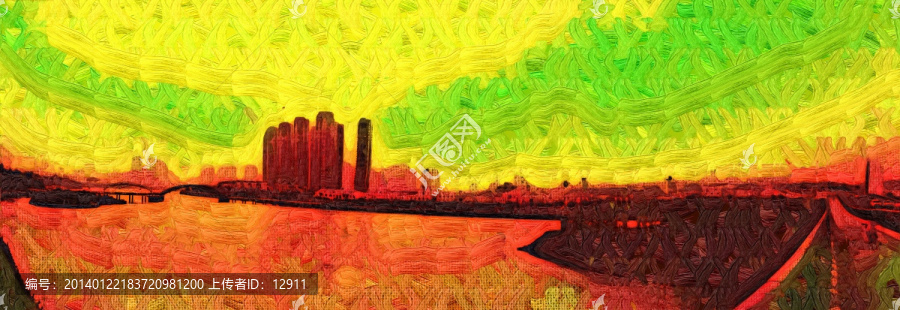 風(fēng)景畫(huà),抽象畫(huà)（合層）