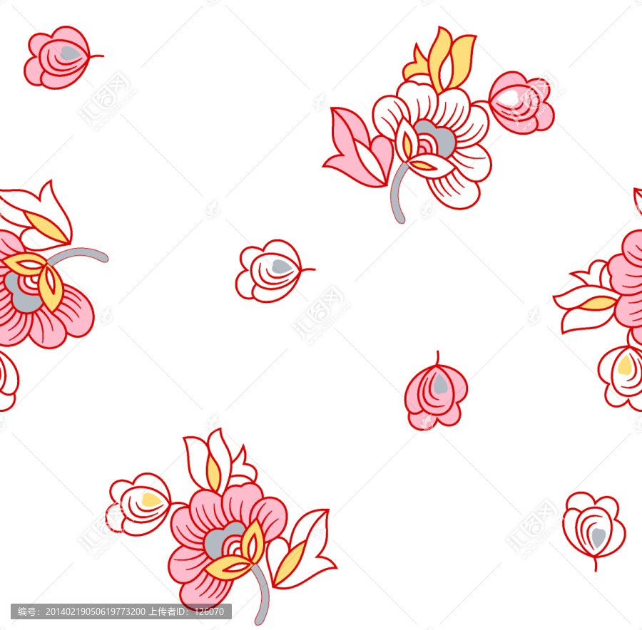 瓷磚青花瓦花紋
