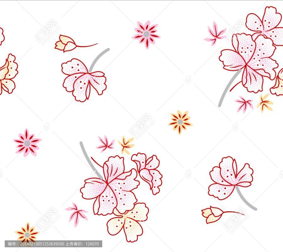 瓷磚青花瓦花紋