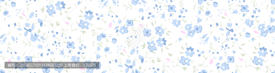 青花瓦小花,碎花