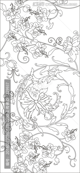 藝術(shù)玻璃矢量圖,,歐式花紋