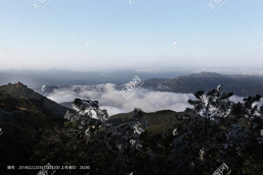 九仙山云瀑