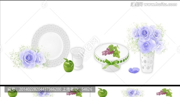 水果腰線花片組合