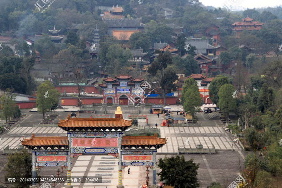 广德寺全景