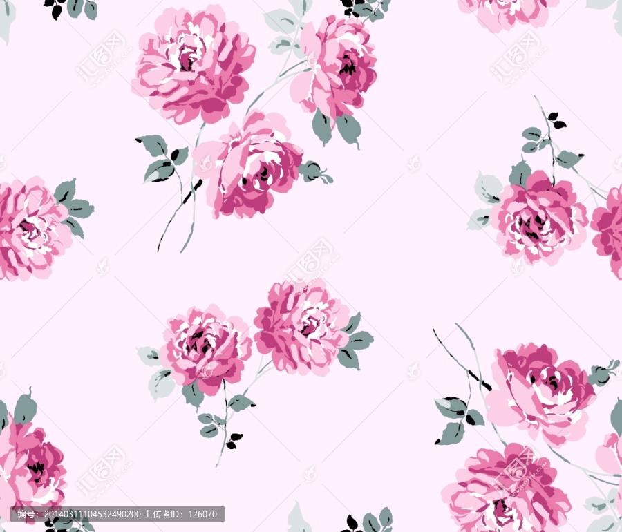青花瓦素材花型