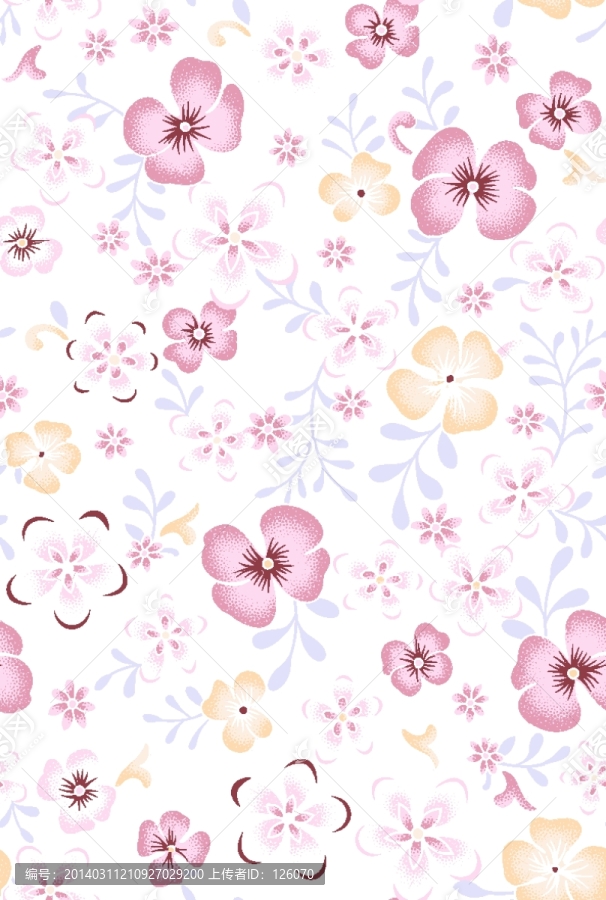 花紋,花型