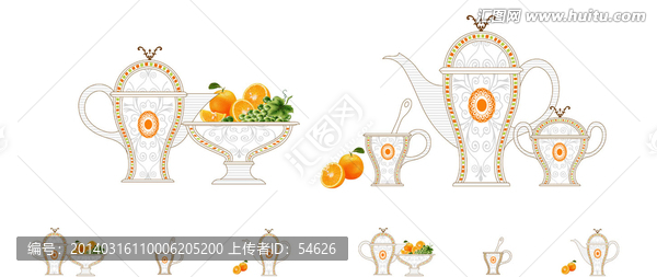 腰線花片廚房果盤