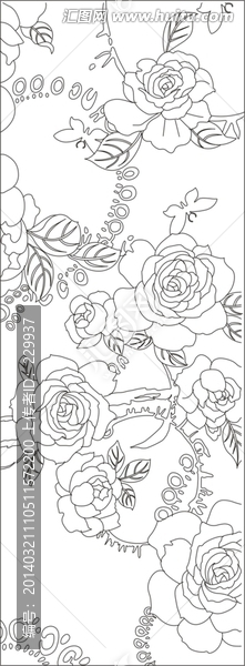 藝術玻璃歐式背景,（未閉合）