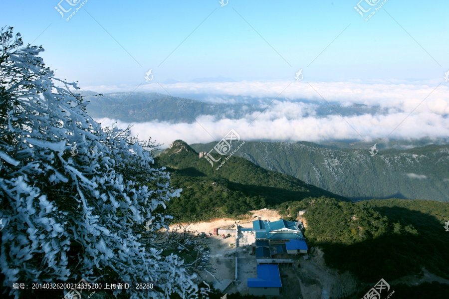 九仙山,雾凇