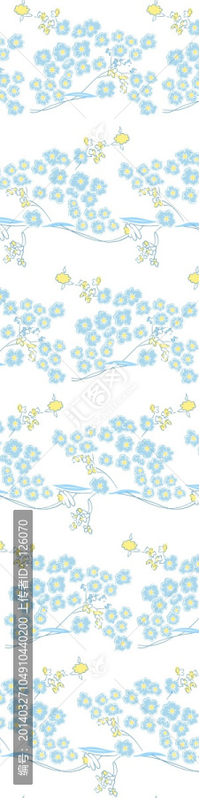 青花瓦花型素材