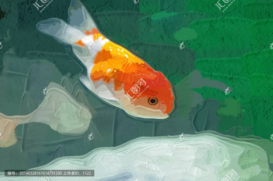 金魚(yú),裝飾畫(huà)