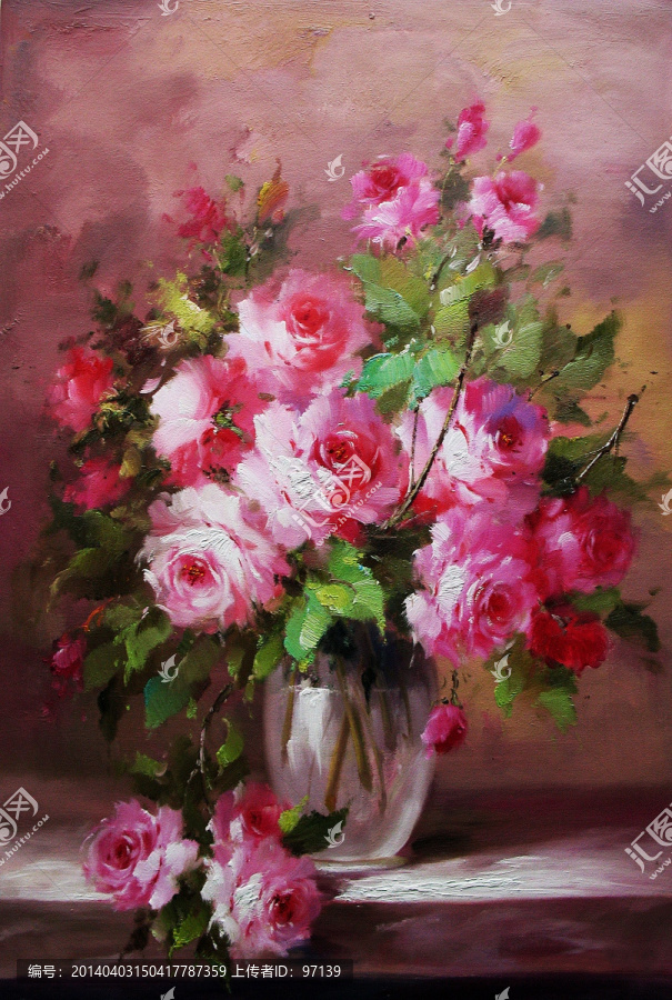 花卉油畫