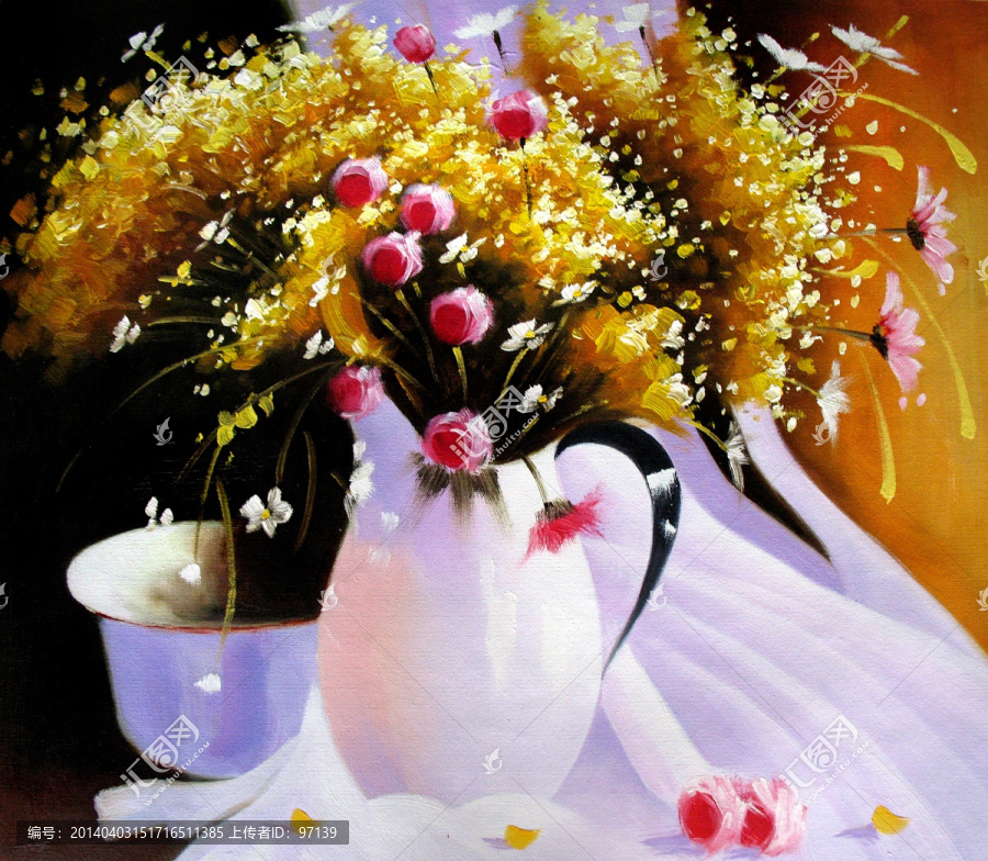 花卉油畫