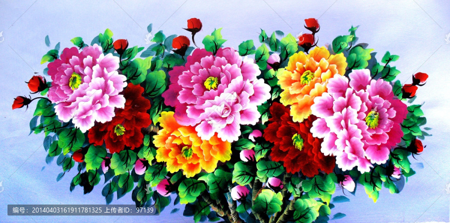 花卉油畫