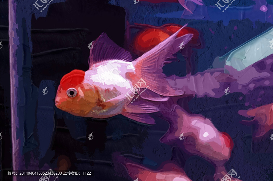 觀賞魚,裝飾畫
