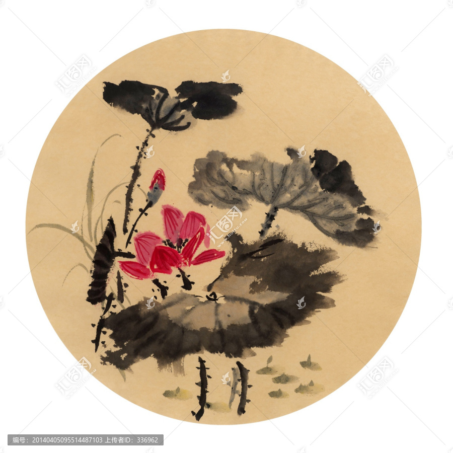 荷花,裝飾畫