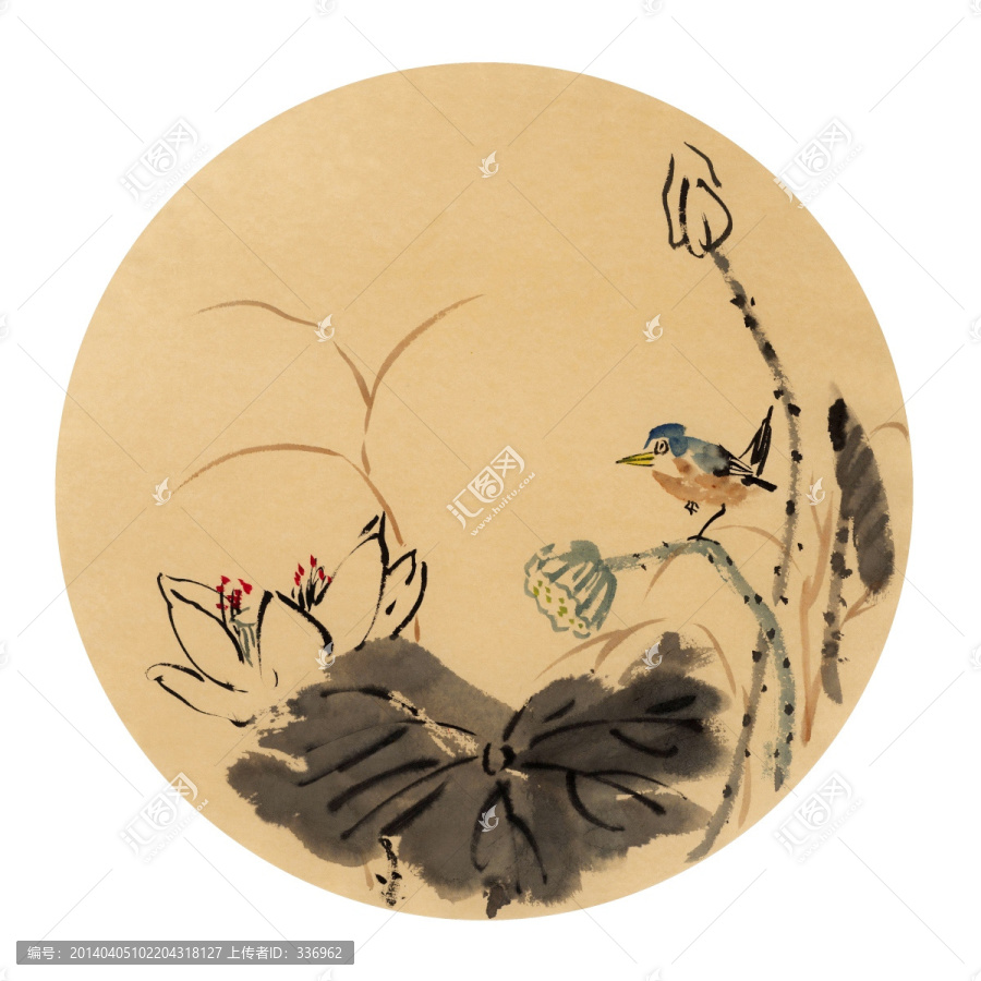 荷花,裝飾畫