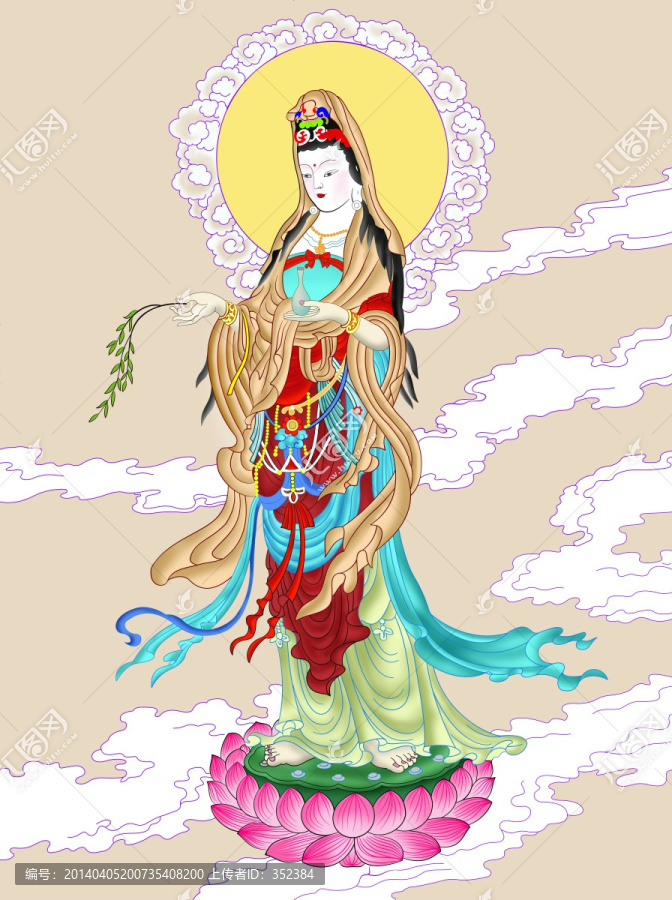 觀音（高清手繪未分層）