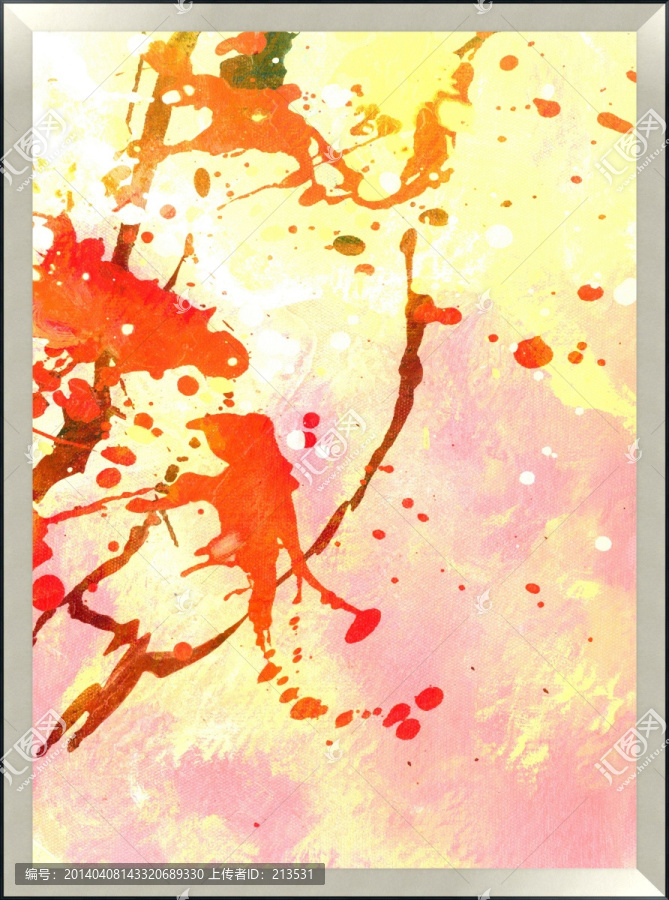 裝飾畫,油畫,抽象