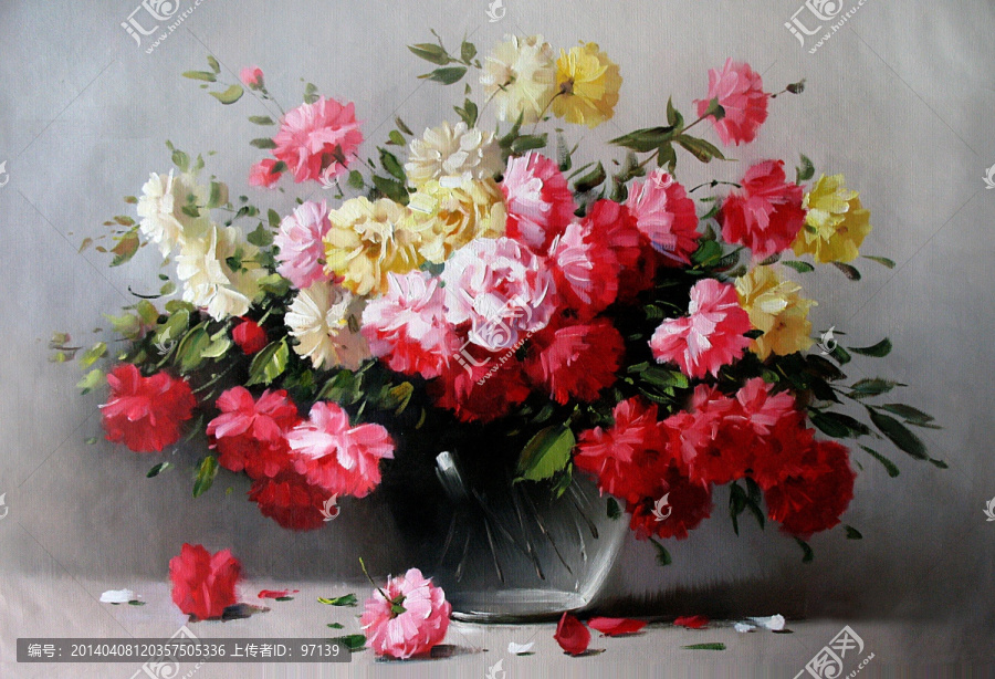 花卉油畫