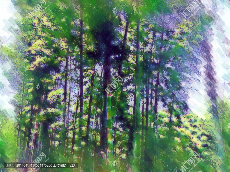叢樹風景