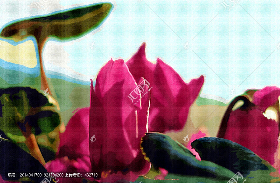裝飾畫,花卉
