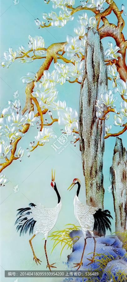 仿彩雕,玄關圖