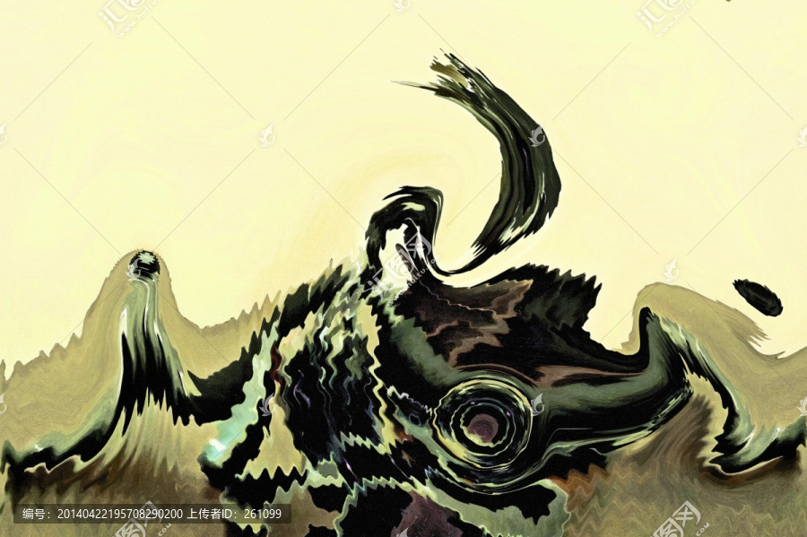 色彩,抽象,裝飾畫,油畫