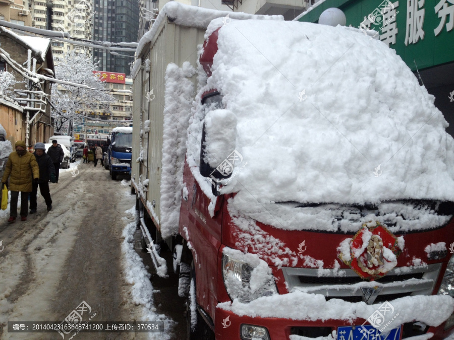 南京,城市雪景