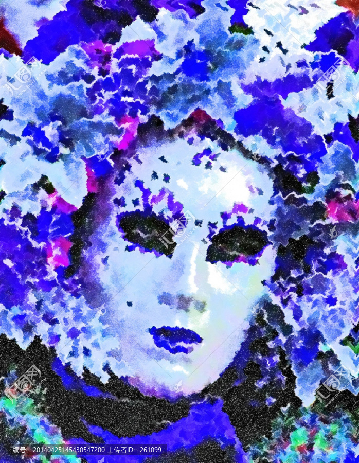 色彩,抽象,裝飾畫,油畫