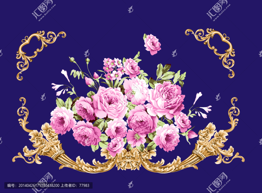 色塊花（無分層）