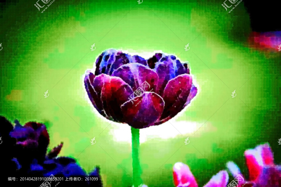 色彩,抽象,裝飾畫,油畫
