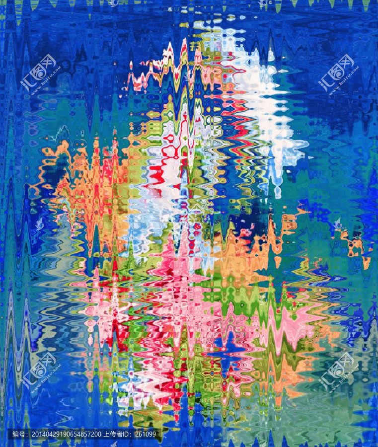 色彩,抽象,裝飾畫,油畫