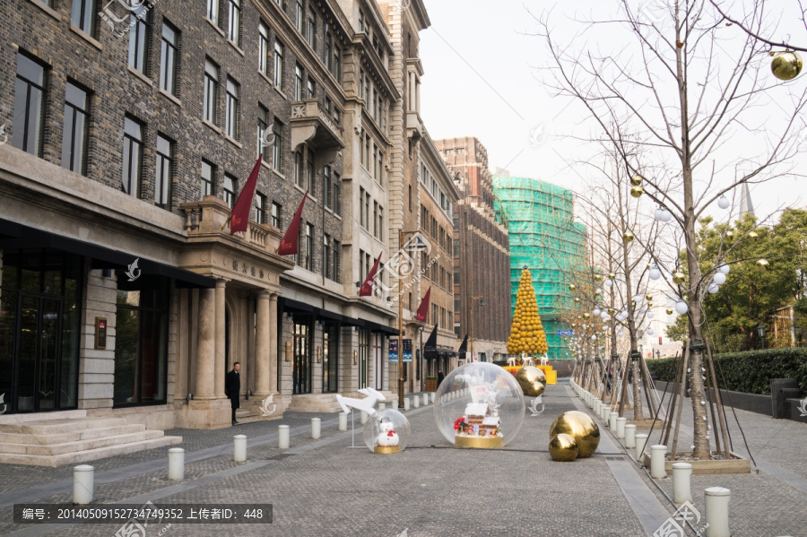 上海市,圆明园路,街景