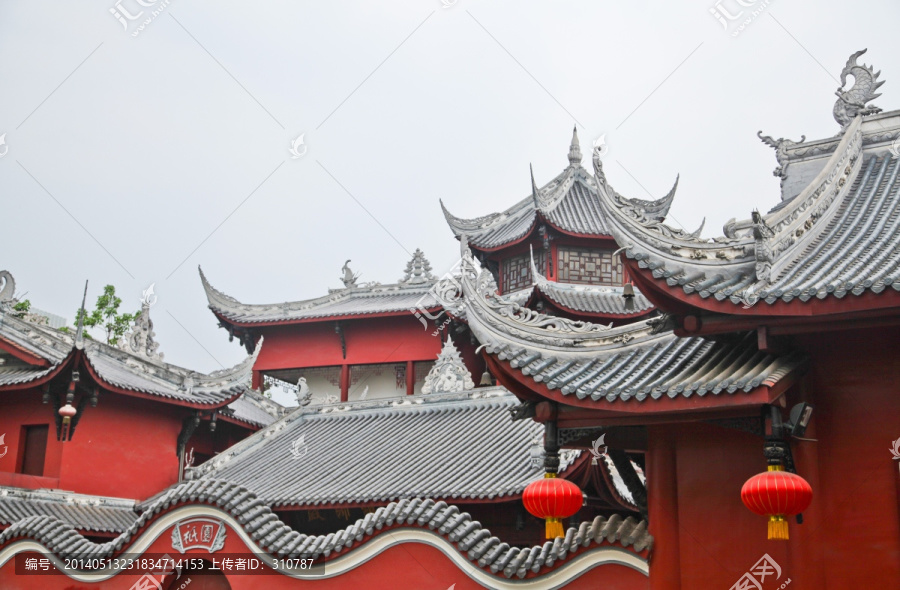 四川双流县永祚寺,寺庙建筑