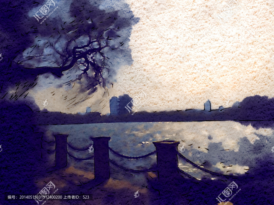 大明湖風景