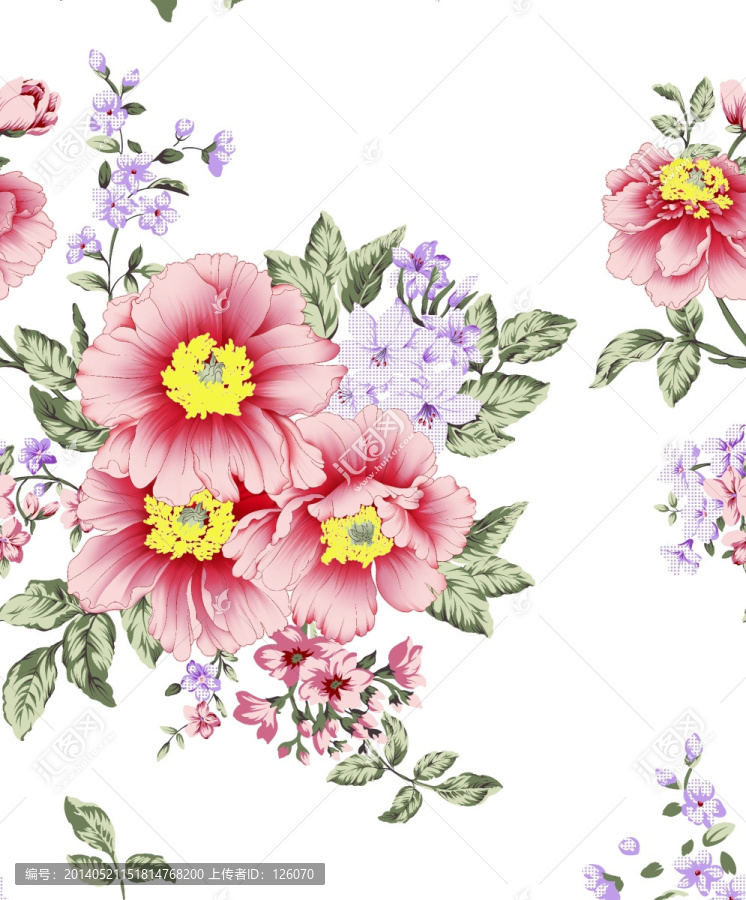 陶瓷花片花卉